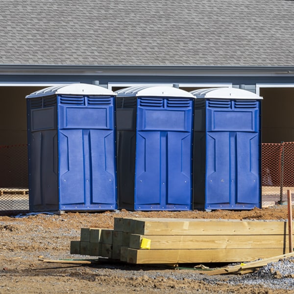 are there any restrictions on where i can place the porta potties during my rental period in Palermo Maine